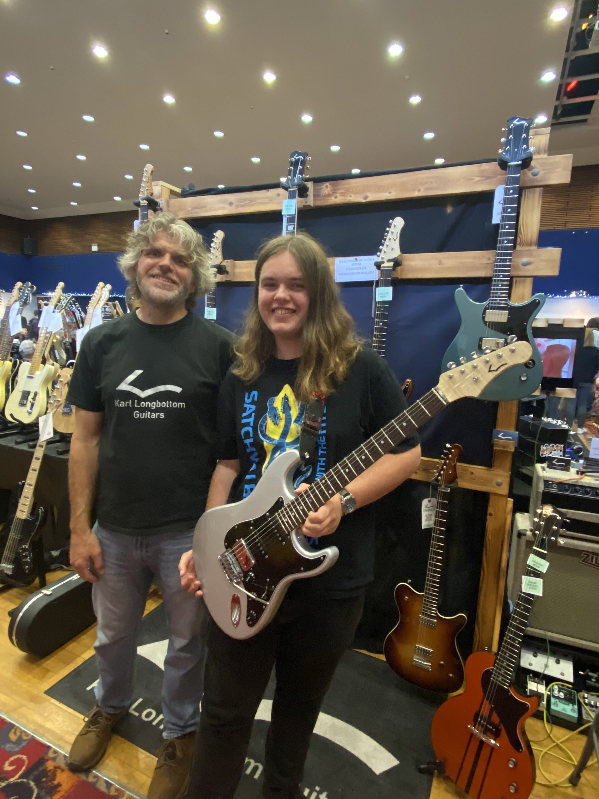 Jenson Bullen with Karl Longbottom
